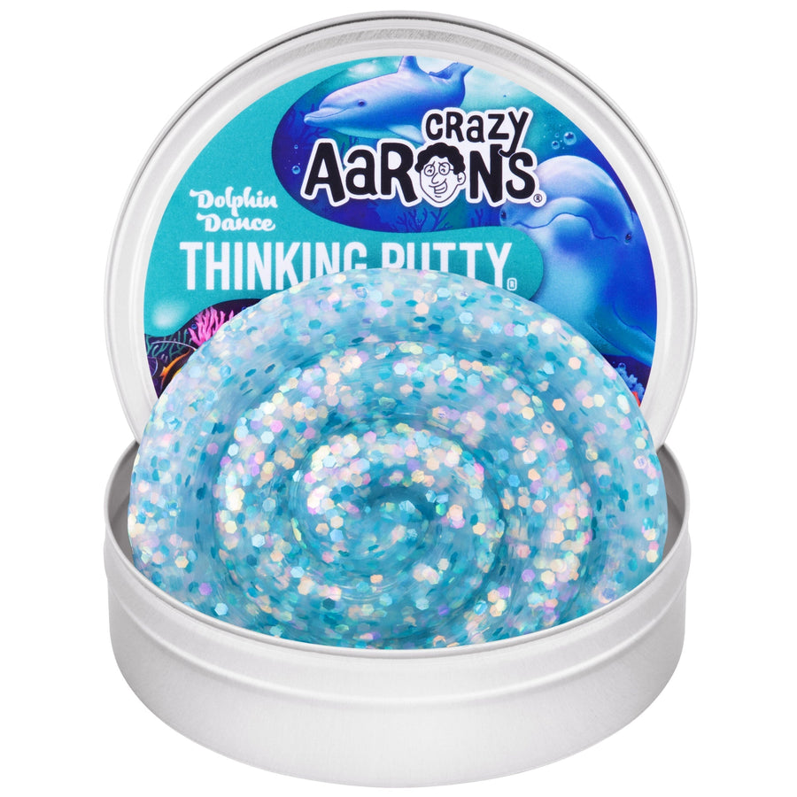 Dolphin Dance - 3.5" Thinking Putty Tin L7